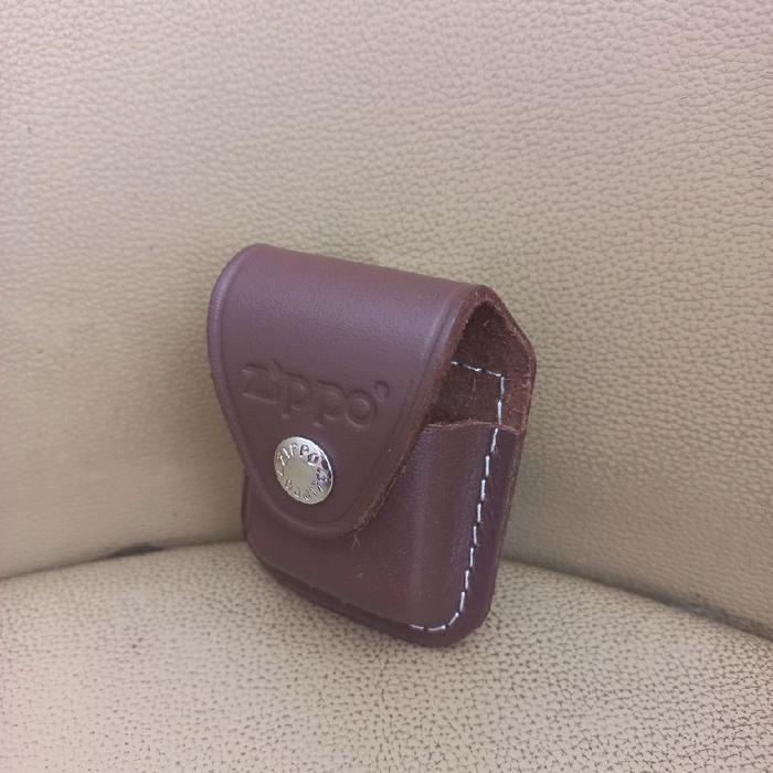 Original Zippo Pouch Brown (coklat)