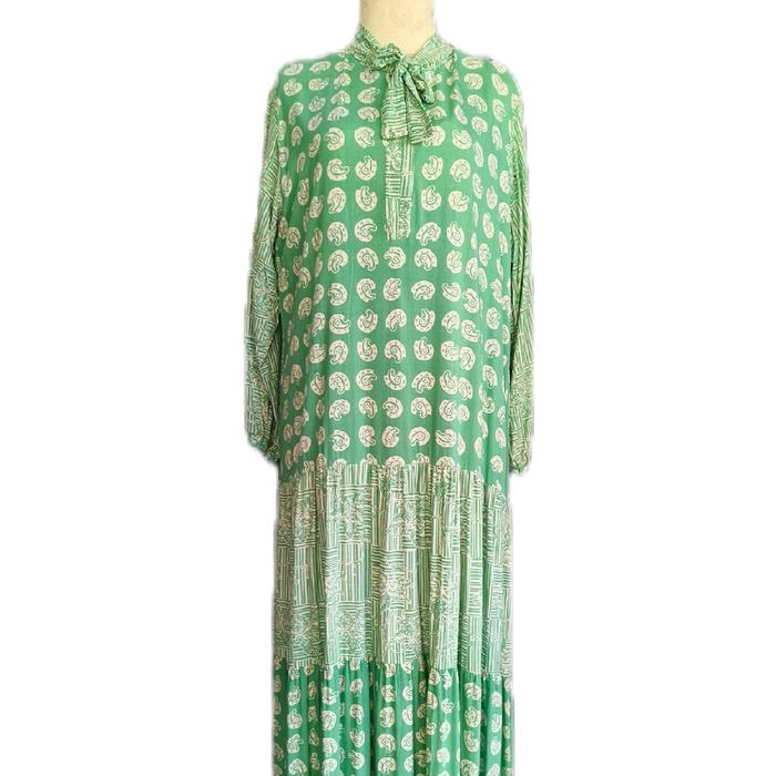 Gamis Nabila Baju Wanita String Muslim Safety dengan Desain Songkok dan Bahan Katun Nyaman