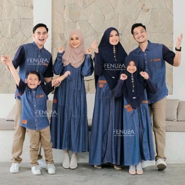 Gamis Denim Fenuza Khalif Khalisah
