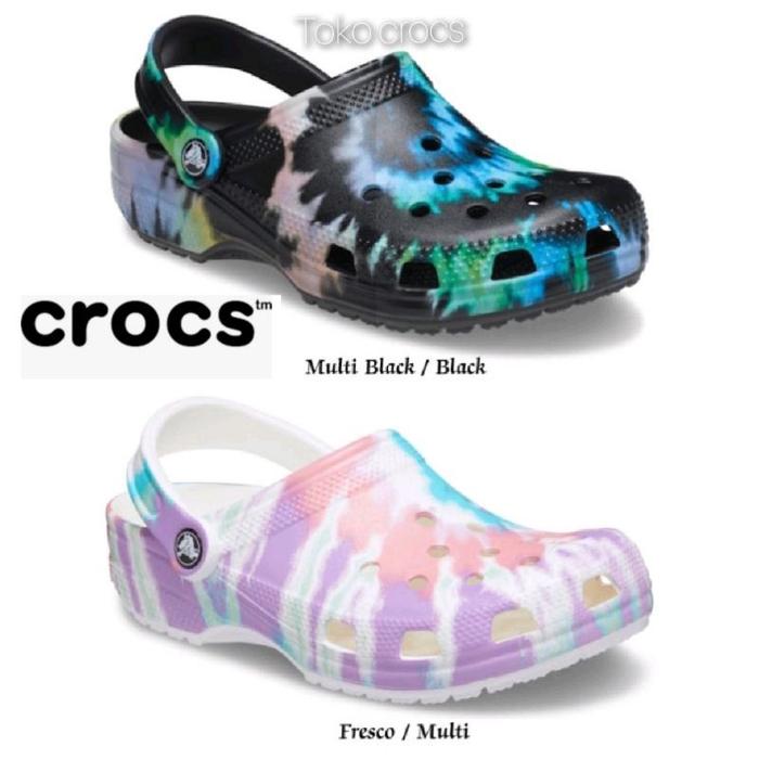 Crocs Classic tie-dye Graphics clog / Crocs tie dye clog unisex