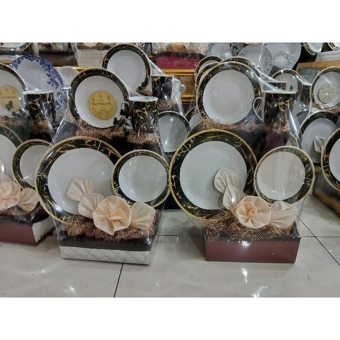 > parsel lebaran 1/4 keramik formia parsel piring mangkok gelas TIKTOK SUPER