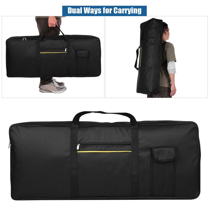 Portable 61-Key Keyboard Piano Electric Piano Pd Case Gig Bag