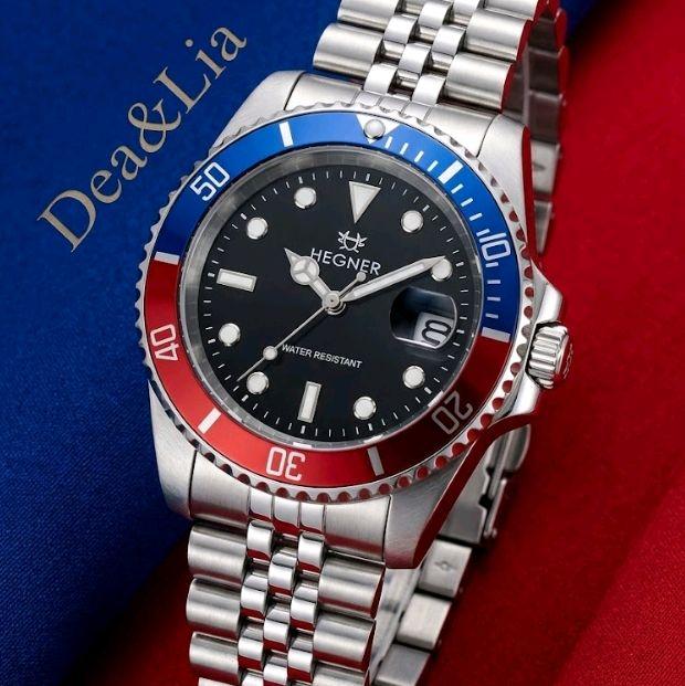 Jam tangan pria Hegner 1718G-1SDBBPS#Hegner 1718#Hegner ini 1718G#Hegner HW1718G