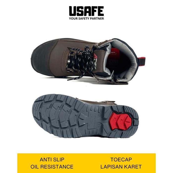 Sepatu Safety Cheetah Tigris Rust 6111C ADV Composite