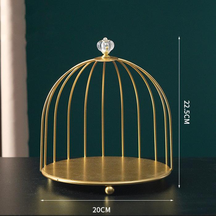 Rak Sangkar Burung Ganda Rak Kosmetik Penyelenggara Desktop Organizer Meja Make Up