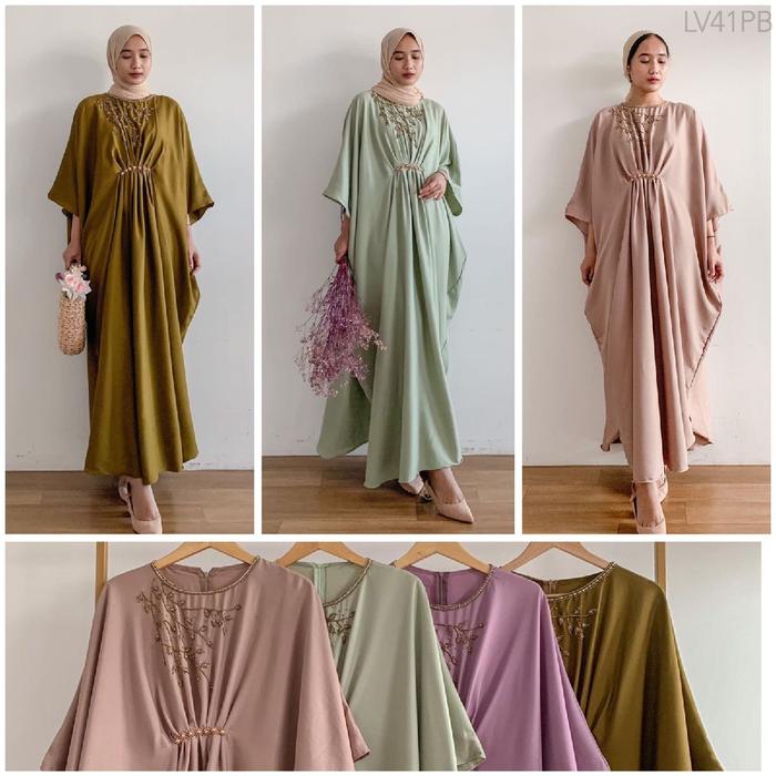 Kaftan beads dress premium