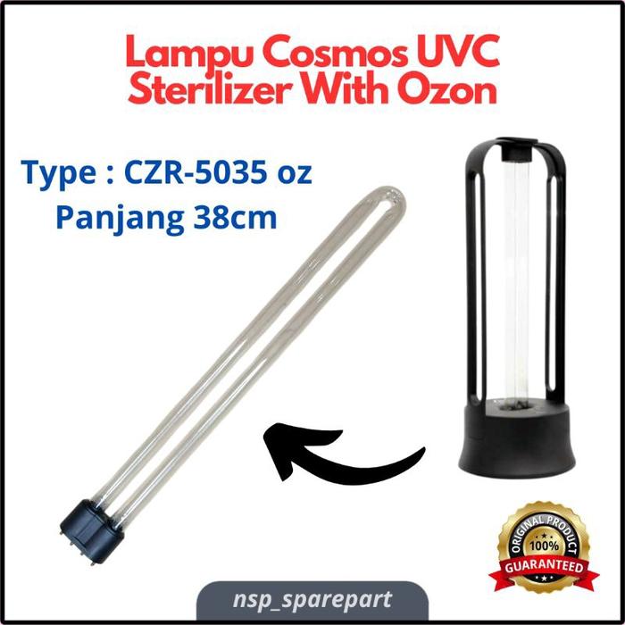 Lampu UVC Cosmos Double Action Sterilizer UVC Light With Ozon 38 Watt