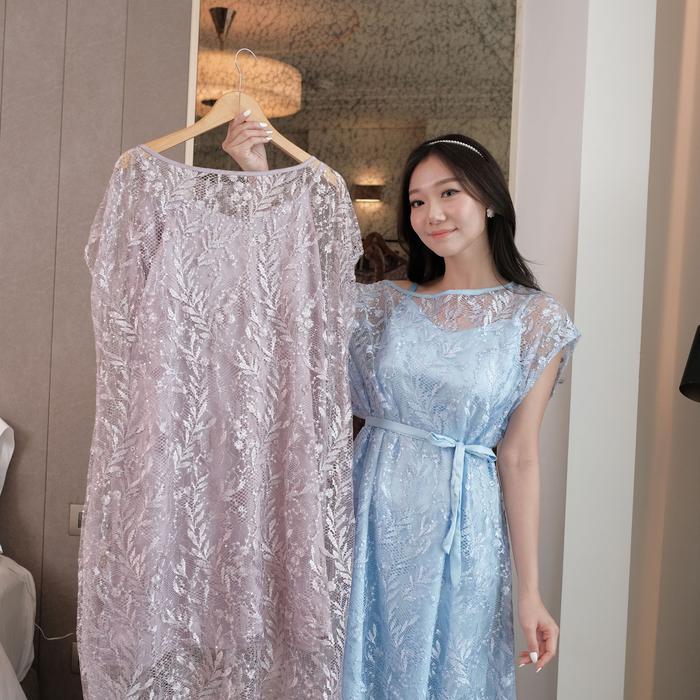 Missnomi - Brielle Vol 2 Dress - Dress Wanita - Dress Pesta - Brokat Kondangan 2023 - Baju Kondangan