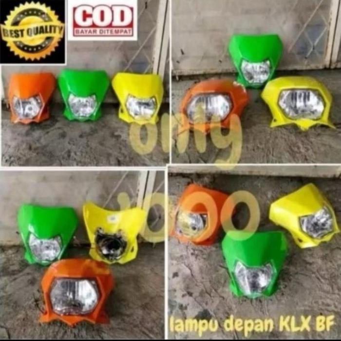 LAMPU DEPAN KLX BF HEADLAMP KLX 150 BF LAMPU DEPAN KLXBF TRAIL SUPERMOTO MOTOCROSS