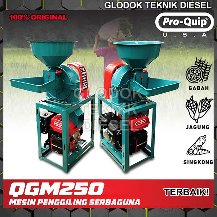 Mesin Penggiling Giling Jagung Gabah Singkong Serbaguna QGM250 QGM 250 Proquip