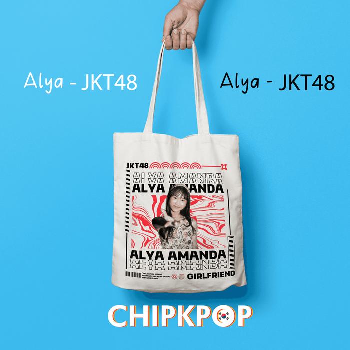 [PAKET SET ALYA] [JKT48] I TOTEBAG OSHI ALYA JKT 48 FANMADE BISA COD I TOTEBAG JKT 48 OSHI ALYA I AL