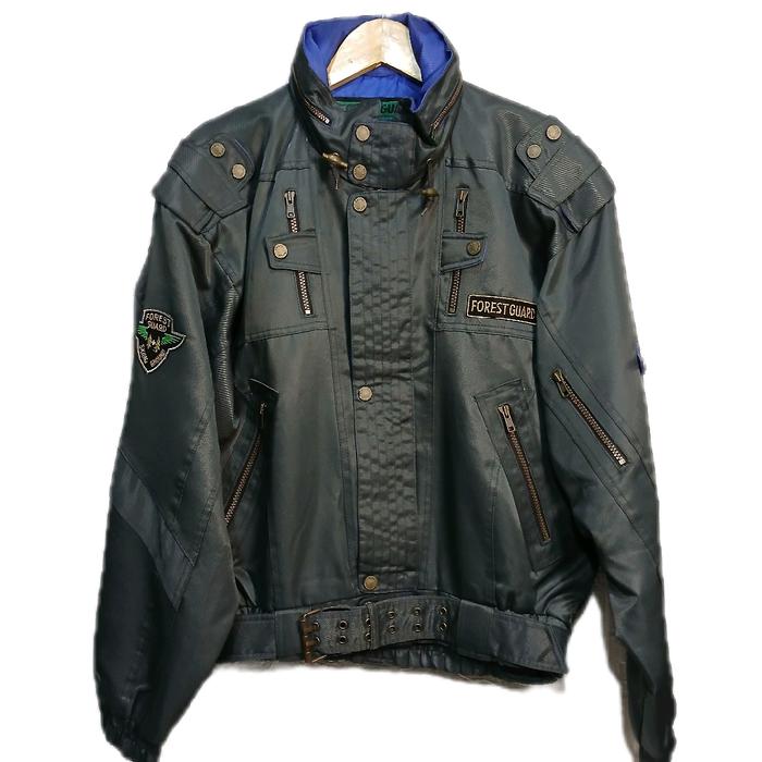 Jaket Ski Vintage Racing Outdoor Forest Guard Size L fit XL