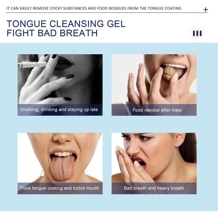 Gel Pembersih Lidah Tongue Cleaning Gel Lidah Putih Terasa Pahit, Radang Lidah, Lidah Kebas Propolis