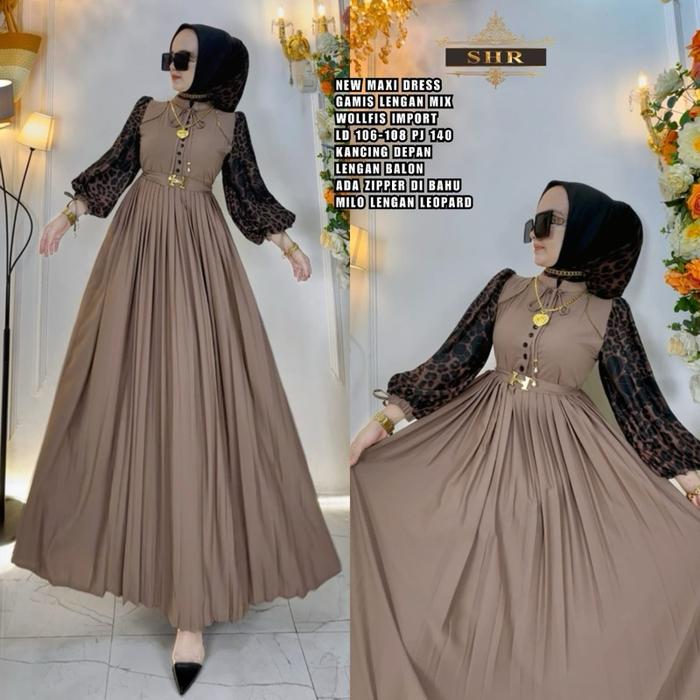 READY STOK SHR GAMIS WOLFIS LENGAN SALUR