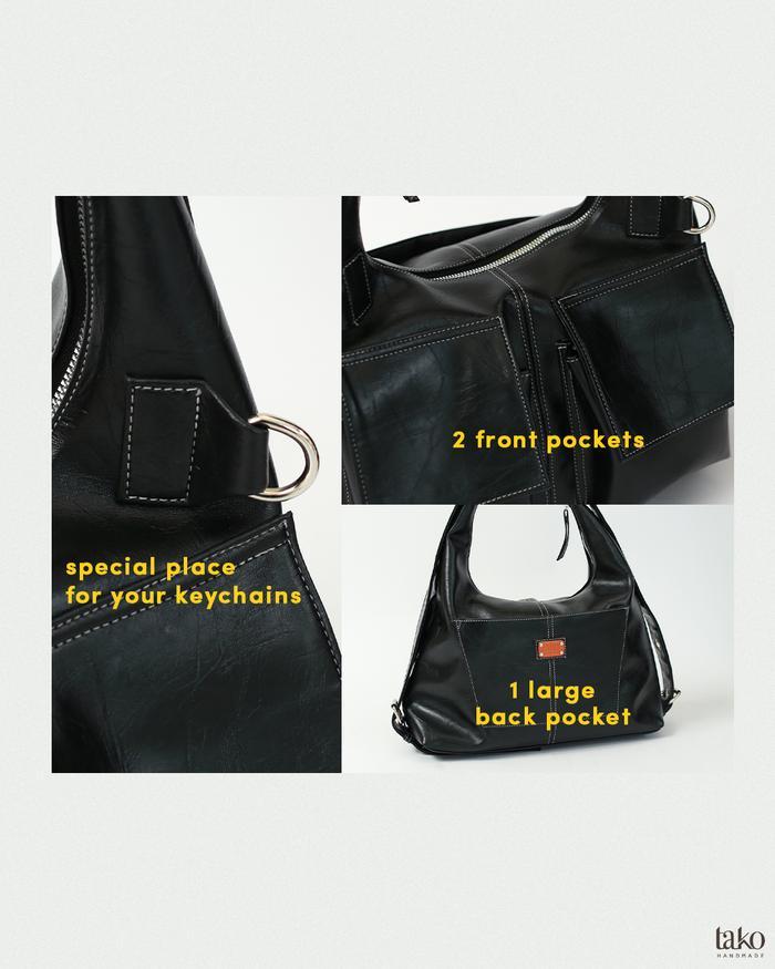 Tako Bag - Shoulderbag And Backpack - Miki Multifunctional Tas Bahu Dan Ransel Muat Laptop 14Inch