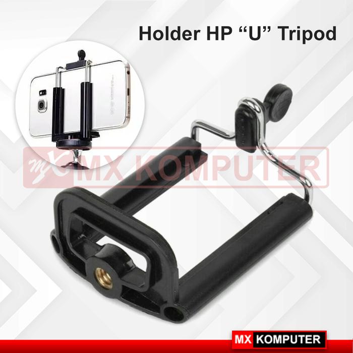 HOLDER U Sambungan Tripod Sambungan Holder U Tripod Tongsis Holder U