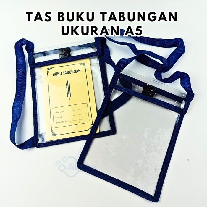 Tas Selempang Buku Tabungan A5 Anak Mika Transparan