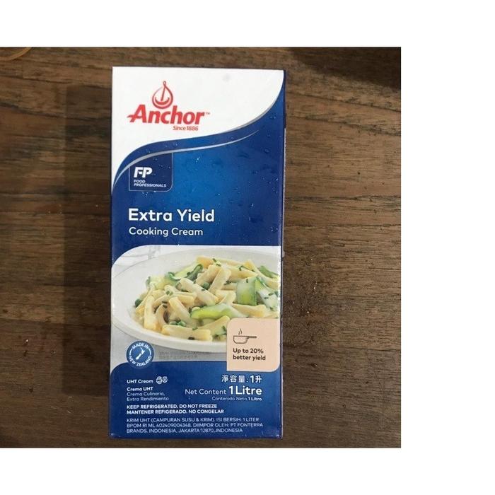 Anchor Extra Yield Cooking Cream 1liter - Cooking Anchor Gosend/Grab !!!