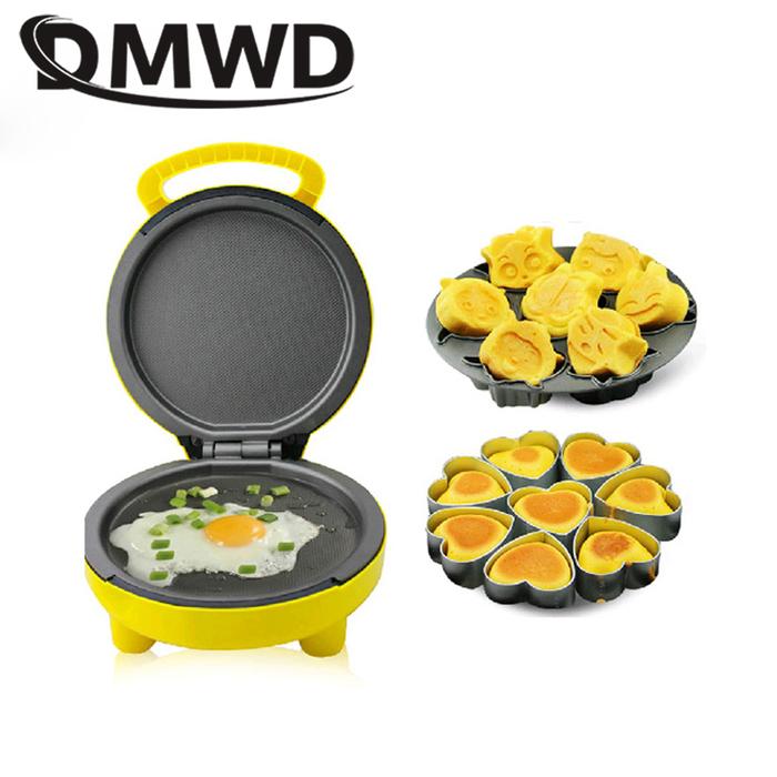 DMWD Electric Crepe Maker Mini Pizza Baking Pan Pastry Cooking