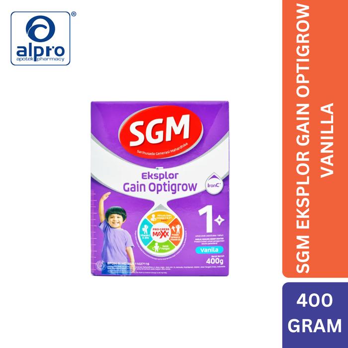 Sgm Eksplor Gain Optigrow Vanilla 400Gr