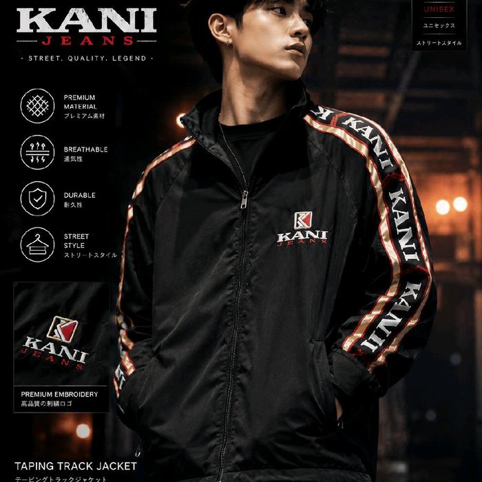 Karl Kani tapped padded jacket
