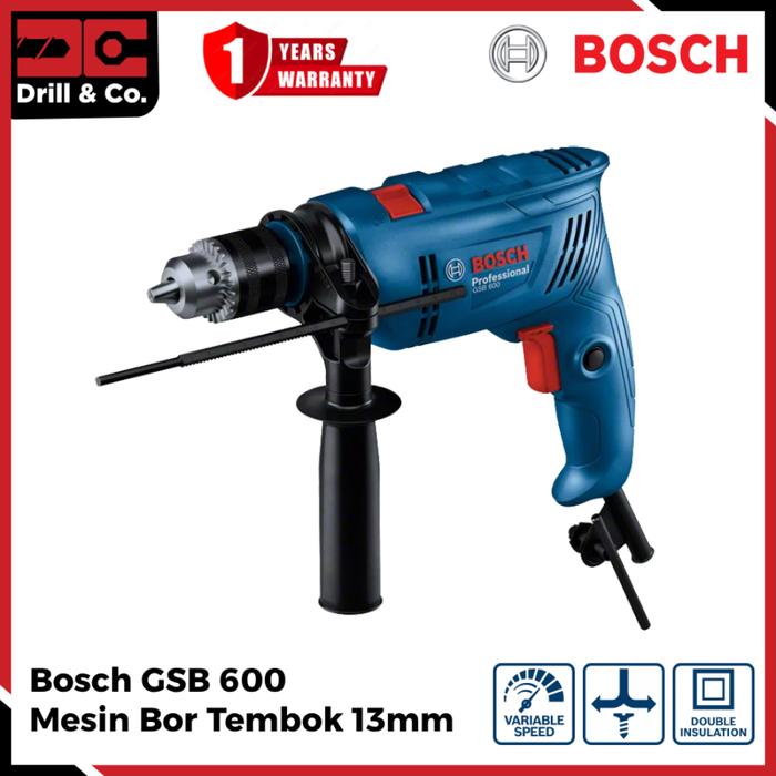 Bosch GSB 600 Mesin Bor Tembok 13mm