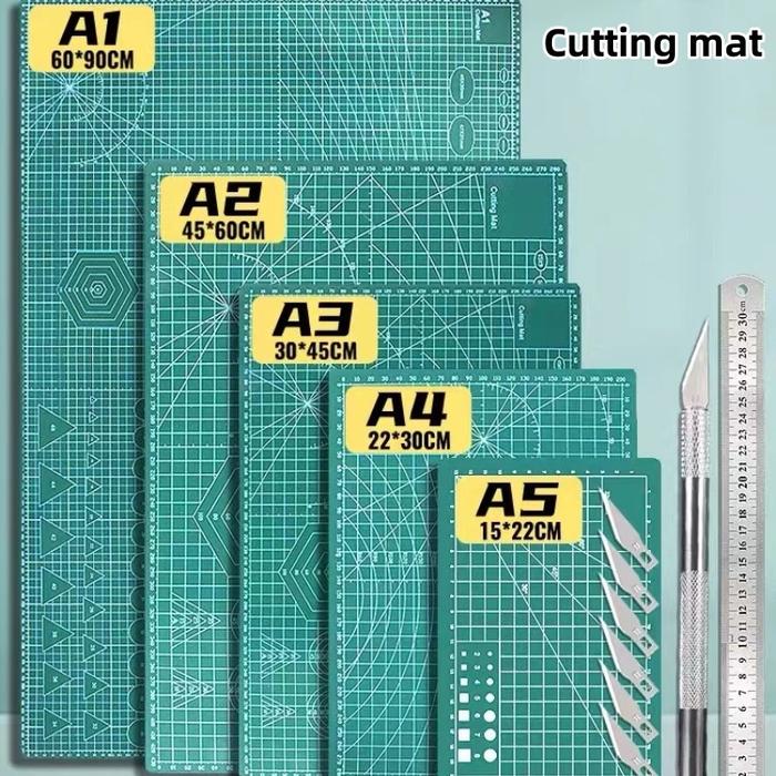 [TNT] Alas Potong A1/A2/A3/A4 Cutting Mat/ PVC Cutting Mat Cutting Mat Dua Sisi Alat DIY Cutting Boa