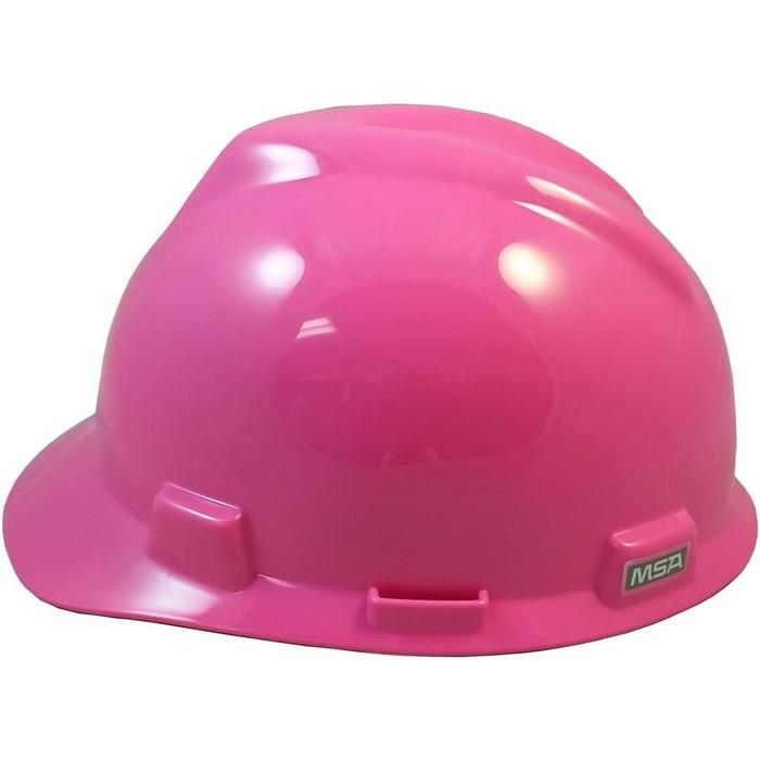 Helm Safety Msa V-Gard W/ Staz-On / Helm Msa V-Gard Inner Biasa Warna Pink