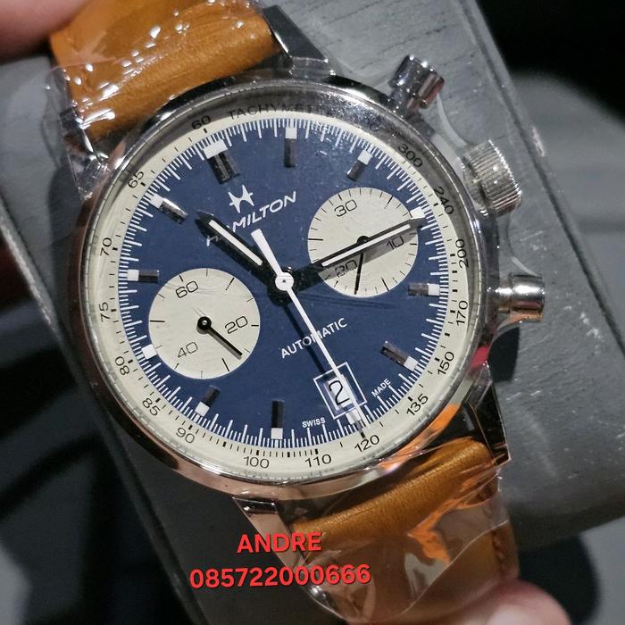 Jam Tangan Hamilton American Classic Intra Matic Auto Chrono Ref.H38416541 Original Brand New