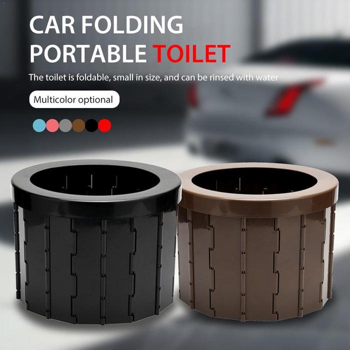 WC Toilet Duduk Portabel Panci Kuat Menahan Beban Toilet