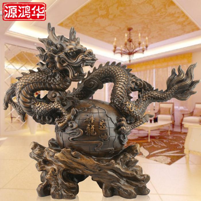 Sumber Huaxiang Long Sheng Shilong Figur Ornamen Hewan Naga Ornamen