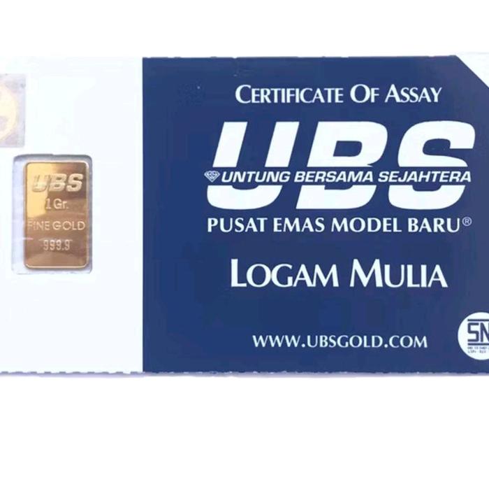 Logam Mulia UBS 1gr karton