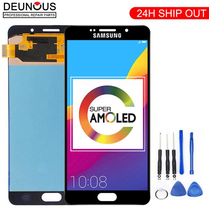 Original 5.5'' Super AMOLED LCD for SAMSUNG Galaxy A7 2016 LCD