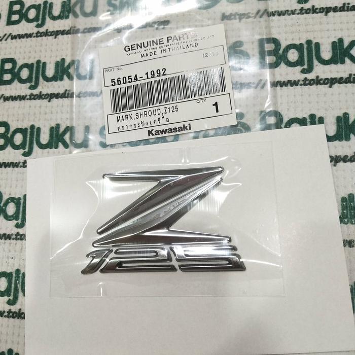 stiker sticker emblem timbul shroud z125 z 125 kawasaki [NTS]