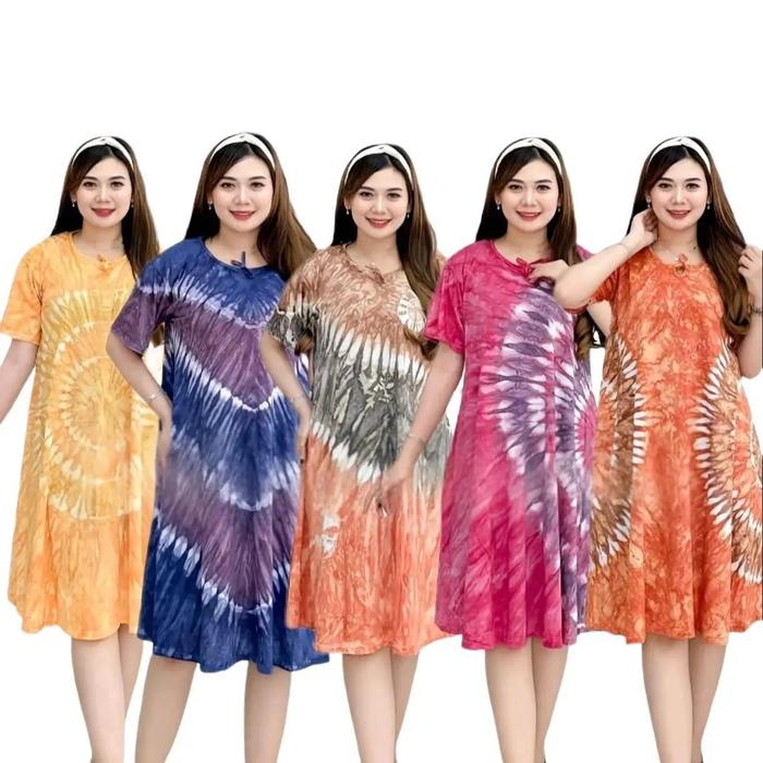 daster 5 pcs 100 rb daster wanita kekinian daster ibu baju tidur wanita dewasa Panjang Tidur Ruffle 
