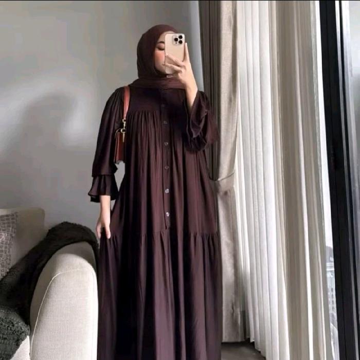 Gamis Zoya Wanita Muslim Rayon twill premium#Dress Zoya rayon twiell kekinian