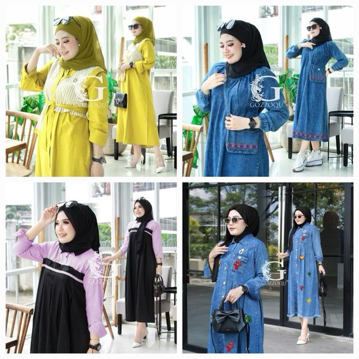 ONE SET GAMIS GOZZO ORIGINAL Wanita