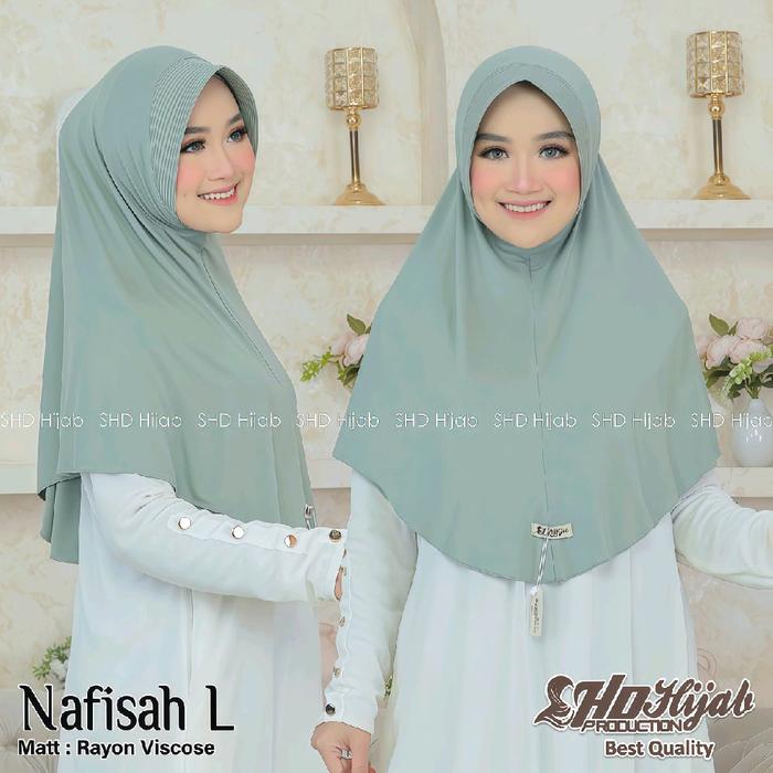 ** SHD Hijab ** Hijab Nafisah L Matt Rayon Viscose Original SHD Hijab