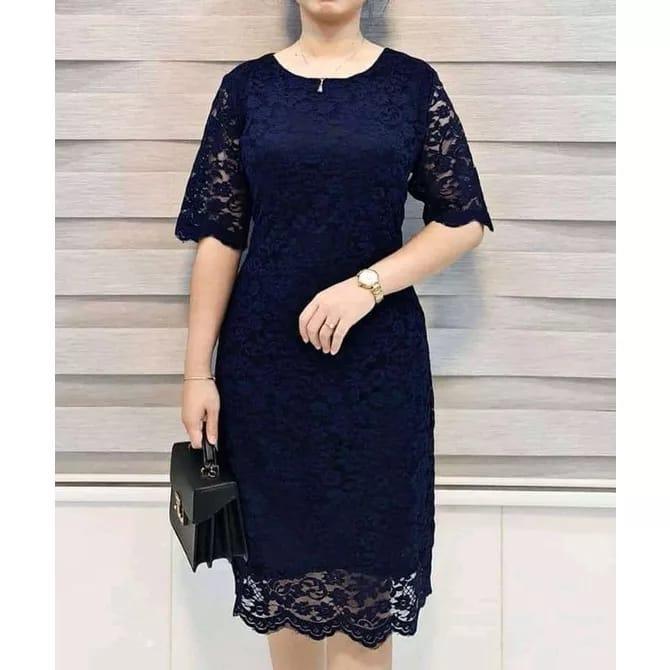 Baju Dress Imlek Pesta Natal Imlek Wanita Dewasa 2023 Dress Brukat