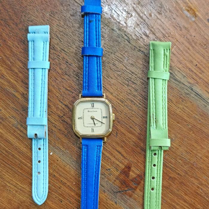 jam tangan bulova tank movemant manual winding pemakaian ladies all original kecuali strap 3pcs siap