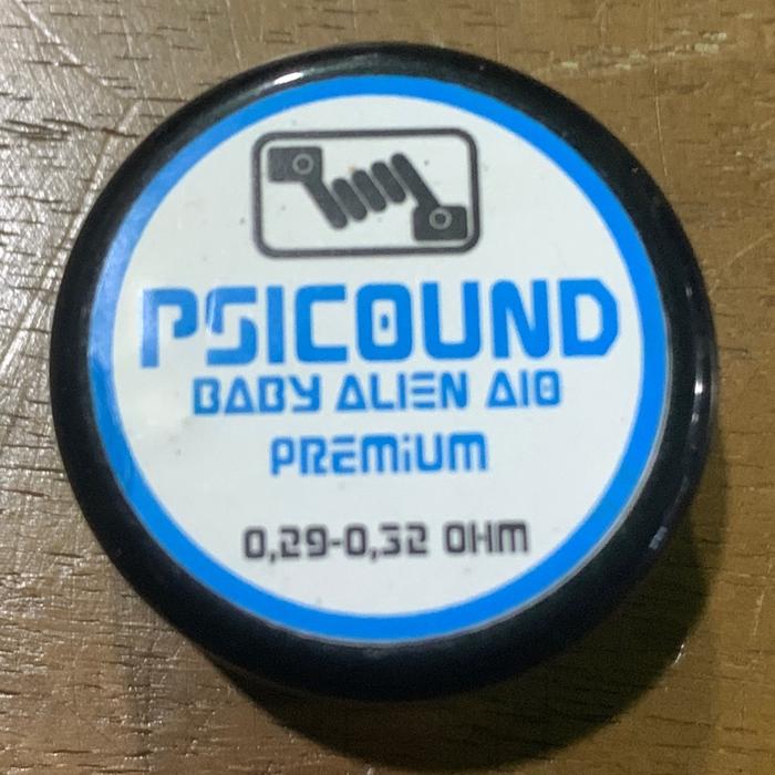 Psicound PRIME EaIO SINGLE 1 BIJI Baby Alien AIO Premium 0,29-0,32 OHM Siap Pasang