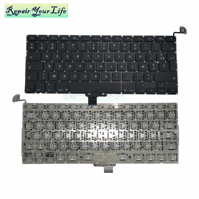 French azerty Backlit Keyboard For Macbook Pro 13" A1278 2009-2012