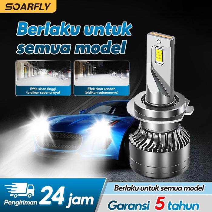 SOARFLY 2PCS LAMPU LED HEADLAMP FOGLAMP MOBIL H4 H11 H8 H16 H9 H1 H7 HB3 HB4 HIR2