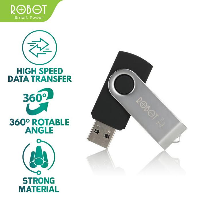 [ ROBOT RF116 16GB FLASH DISK ]- ROBOT FD RF116 16GB 16 GIGA 16G Flashdisk FlashDrive FLASH DISK U-D