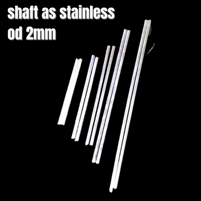 Batang AS Shaft Stainless Steel diameter 2mm