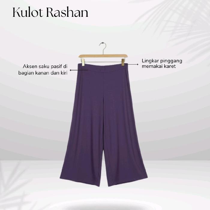 Celana Kulot by Rashan | Kulot Rashan | Kulot wanita trendy | Kulot polos | Kulot trend