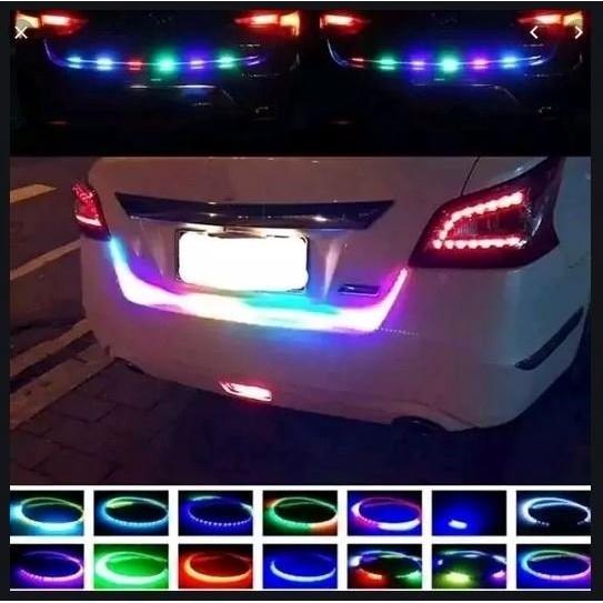 Lampu LED Bagasi Mobil RGB Running LED Strip Tail Light Flow 120cm 12 Volt