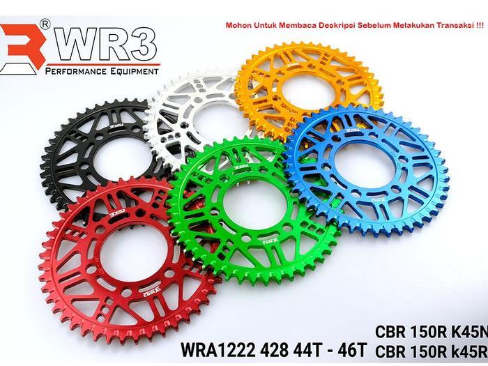 Gear Belakang Wr3 428 Wra1222 Cbr 150R K45N / Cbr 150R K45R 202 #Gratisongkir