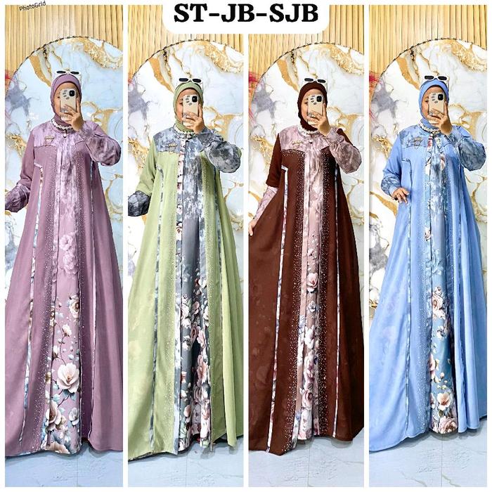 Gamis Devina Set Hijab Viral