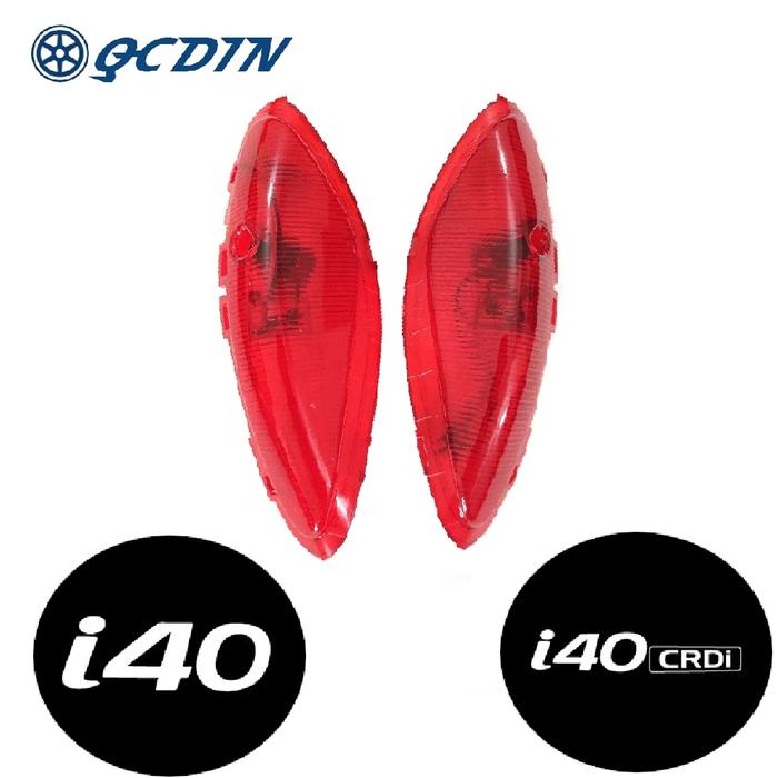 QCDIN for Hyundai i40 LED Car Welcome Light Door Logo Projector Light